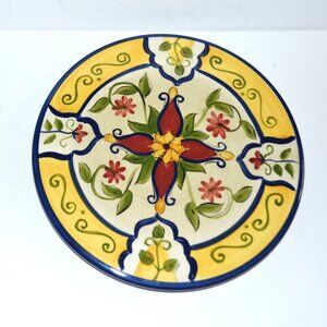 Vintage Pier 1 Earthenware Trivet Valharta Kitchen Decor